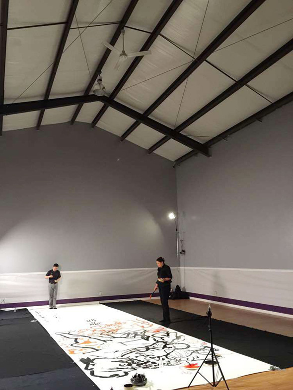 east meets west, working with dr. zhao on a poem